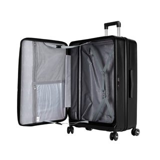 Travel trolley aluminum case 3pc set - Black