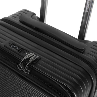 Travel trolley aluminum case 3pc set - Black