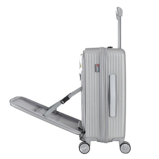 Travel trolley case 3pc set - Silver