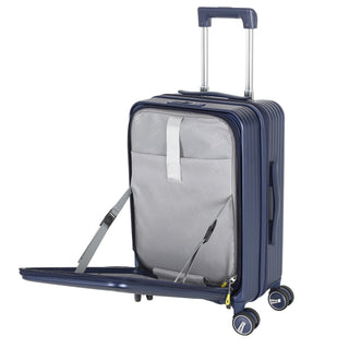 Travel trolley aluminum case 3pc set - Blue