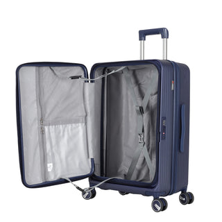 Travel trolley case 3pc set - Blue