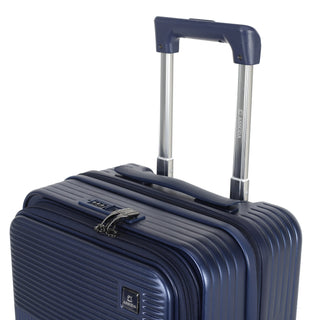 Travel trolley aluminum case 3pc set - Blue