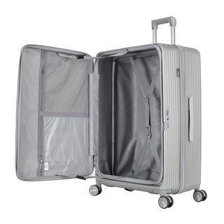 Travel trolley case 3pc set - Silver