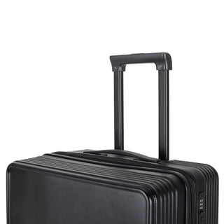 suitcase traveler bags 20 and 28 inch with dust bag and double wheels - Black