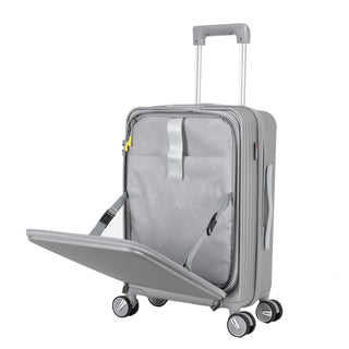 Travel trolley case 3pc set - Silver